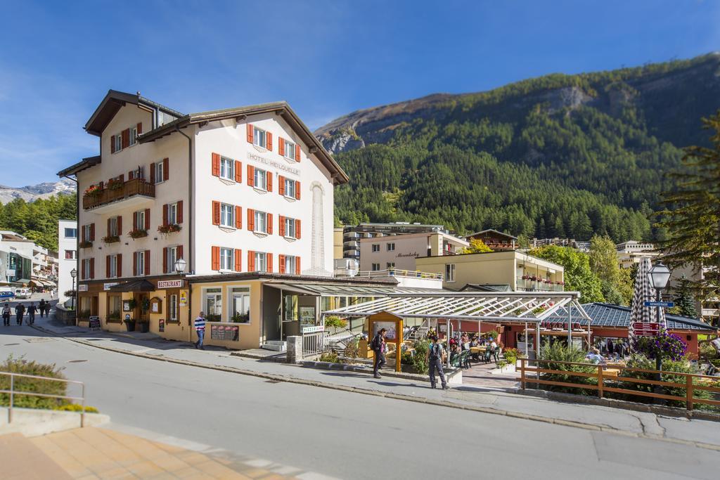Hotel Heilquelle Leukerbad Esterno foto