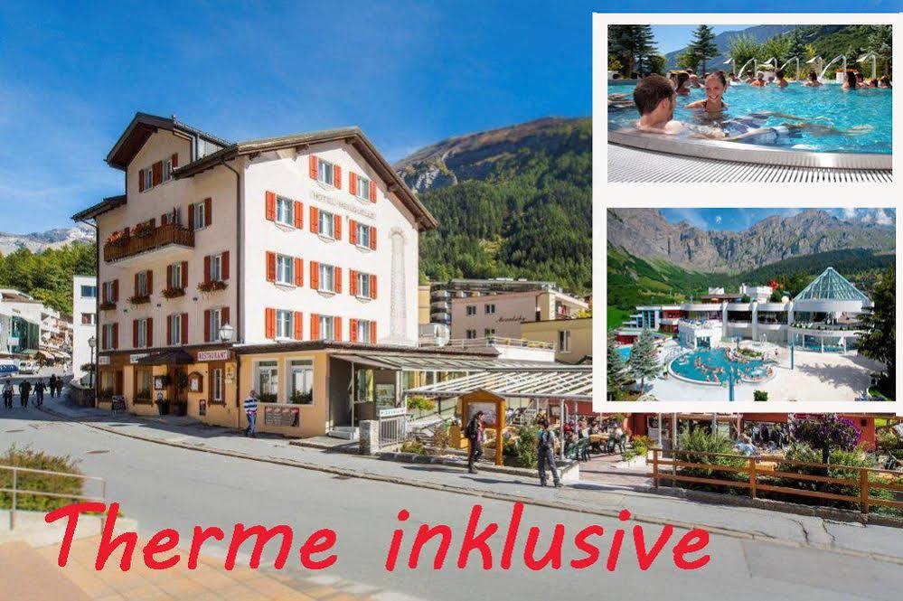 Hotel Heilquelle Leukerbad Esterno foto